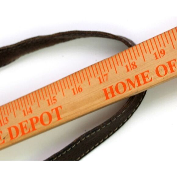 ROOMY Patricia Nash BROWN GENUINE LEATHER FLAP X-BODY SHOULDER BAG HANDBAG PURSE - Picture 16 of 16